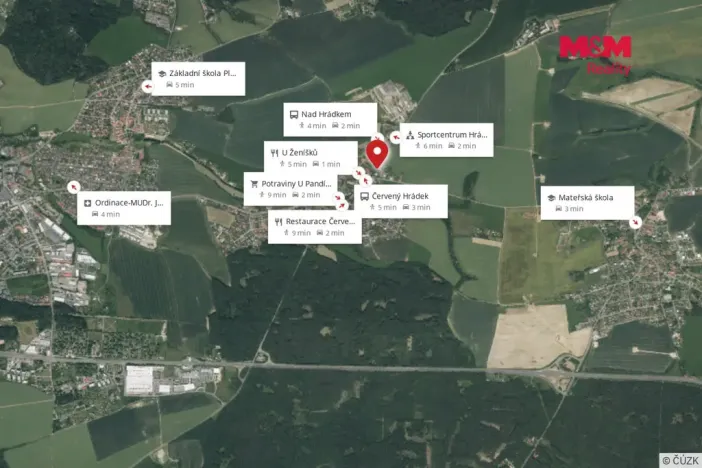 Prodej rodinného domu, Plzeň - Červený Hrádek, Pod Školou, 59 m2