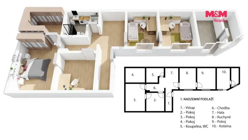 Prodej rodinného domu, Brno - Maloměřice, Jarní, 231 m2