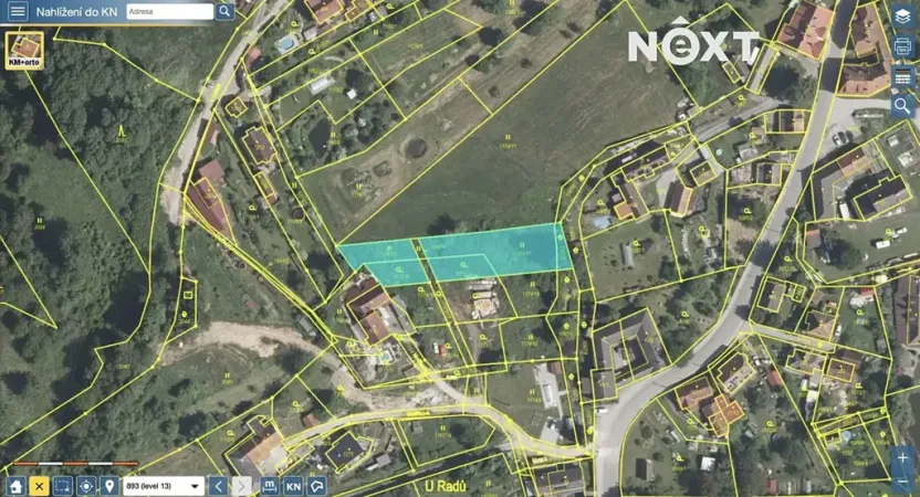 Prodej pozemku pro bydlení, Větřní, 1622 m2