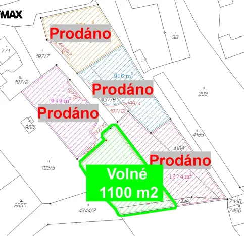 Prodej pozemku pro bydlení, Opatov, 1100 m2