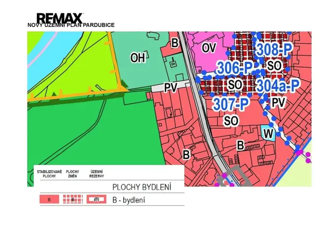 Prodej pozemku pro bydlení, Pardubice, Kyjevská, 922 m2