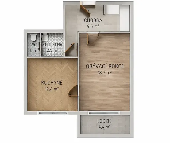 Prodej bytu 1+1, Zlín, L. Váchy, 48 m2