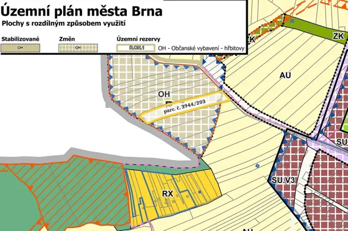 Prodej podílu komerčního pozemku, Brno, 3700 m2