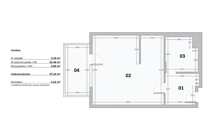 Prodej bytu 1+kk, Praha - Modřany, Soukalova, 38 m2