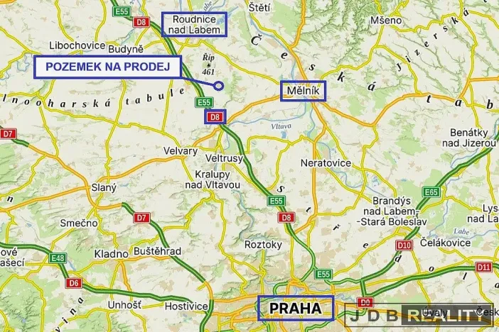 Prodej pozemku, Černouček, 632 m2