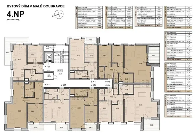 Prodej bytu 3+kk, Plzeň, V Malé Doubravce, 87 m2