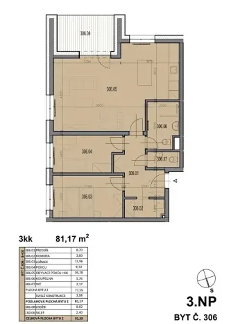 Prodej bytu 3+kk, Plzeň, V Malé Doubravce, 81 m2