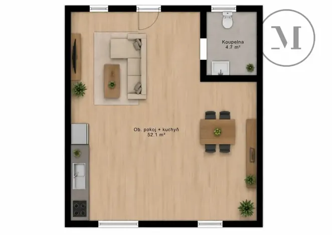 Prodej bytu 6+kk a větší, Třeboň, 162 m2