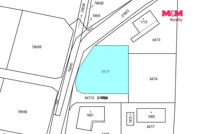 Prodej pozemku pro bydlení, Lišov, 820 m2