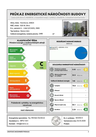 Prodej bytu 3+1, Brno, Horníkova, 74 m2