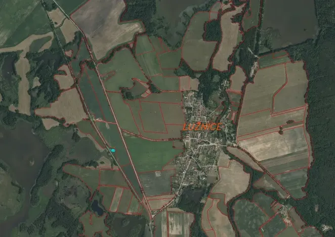Prodej pozemku, Lužnice, 939 m2