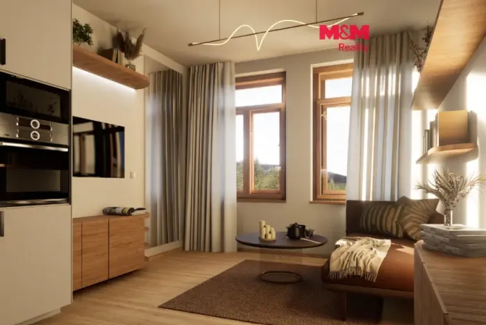 Prodej bytu 2+kk, Praha - Smíchov, Grafická, 38 m2