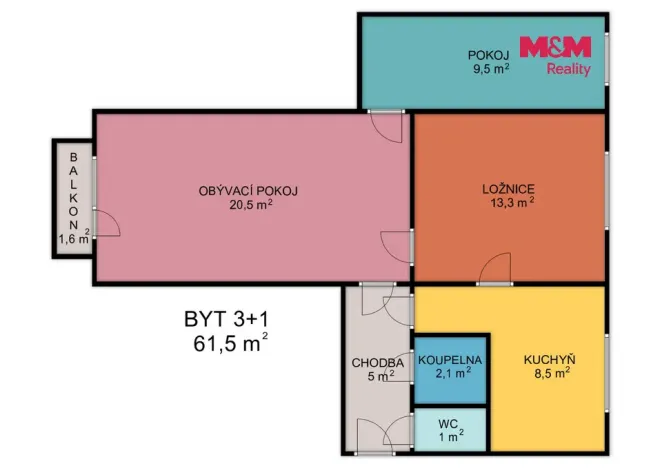 Prodej bytu 3+1, Česká Třebová, Nové náměstí, 64 m2