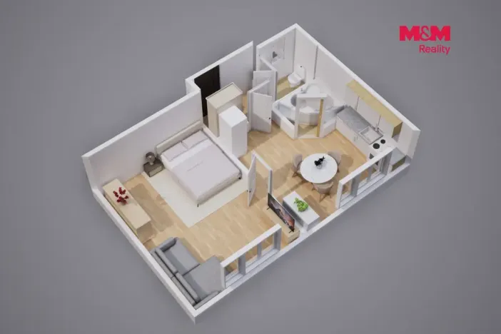 Prodej bytu 1+1, Děčín - Děčín IV-Podmokly, Příbramská, 45 m2