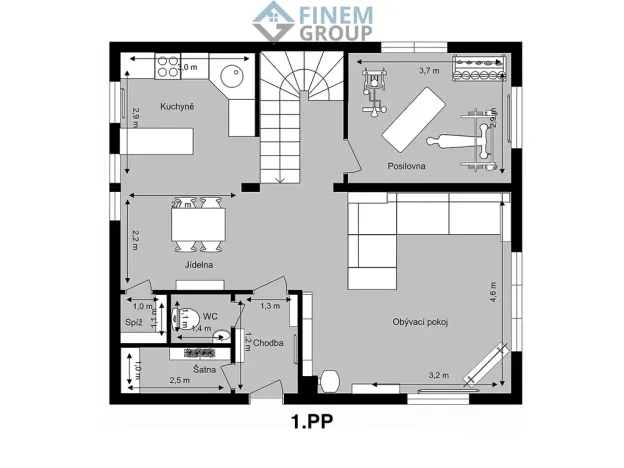 Prodej rodinného domu, Doubravice, 114 m2