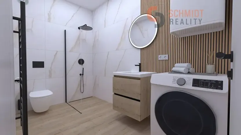 Prodej bytu 1+kk, Bavory, 48 m2