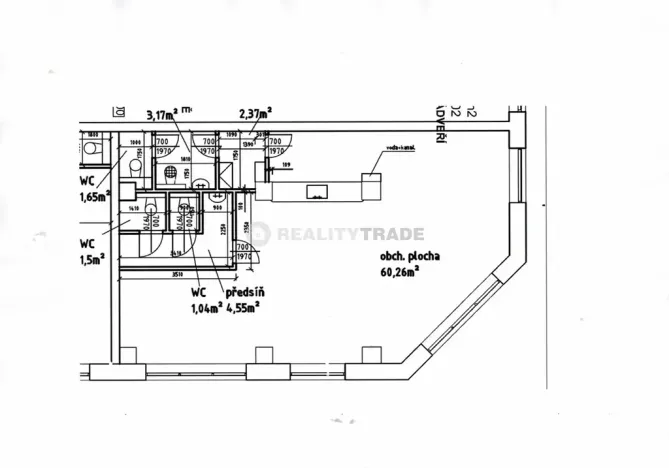 Pronájem obchodního prostoru, Strakonice, Vodní, 71 m2