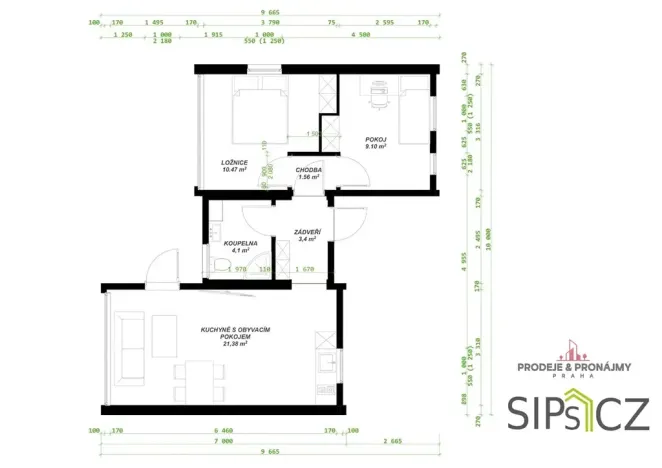Prodej domu na klíč, Louny, 62 m2