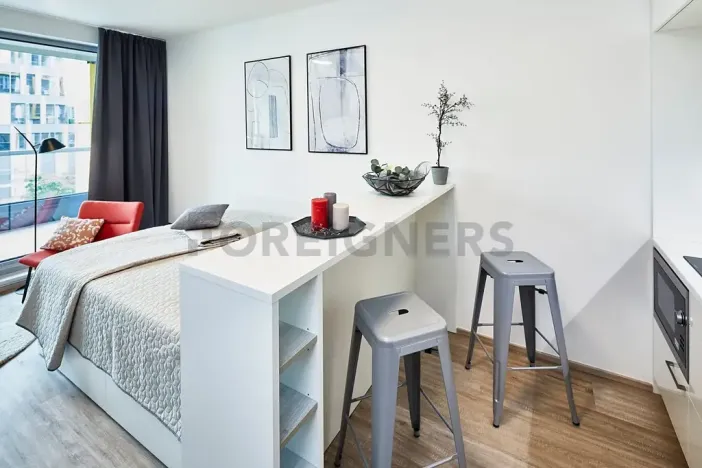 Pronájem bytu 1+kk, Praha - Libeň, Kurta Konráda, 30 m2