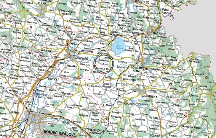 Prodej louky, Šestajovice, 9466 m2