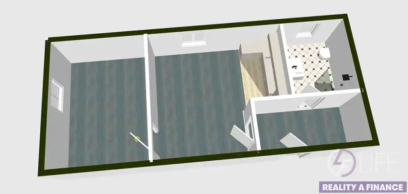 Pronájem bytu 2+kk, Rudník, 40 m2