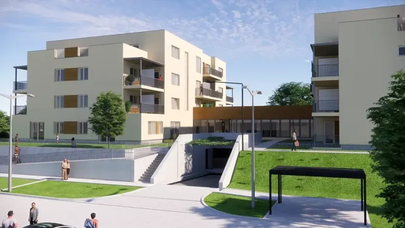 Pronájem bytu 1+kk, Slavkov u Brna, Nerudova, 40 m2