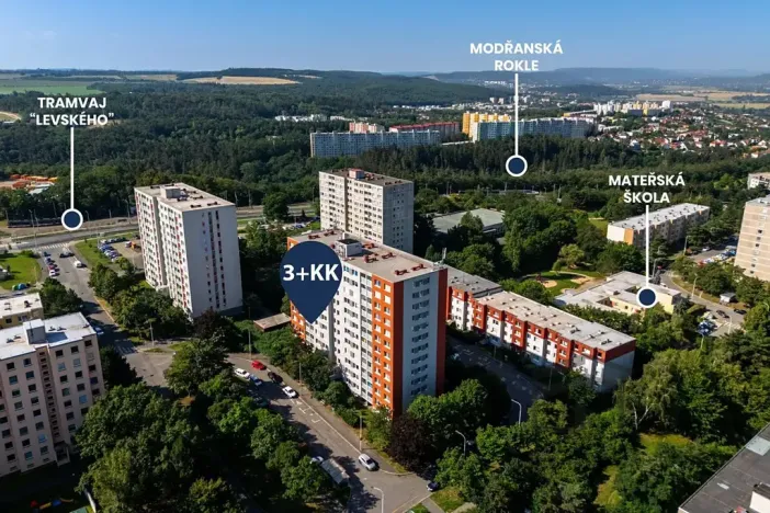 Prodej bytu 3+kk, Praha - Modřany, Levského, 60 m2