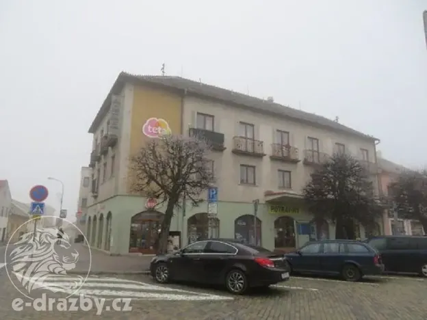 Dražba komerční nemovitosti, Moravský Krumlov, náměstí T. G. Masaryka, 2957 m2
