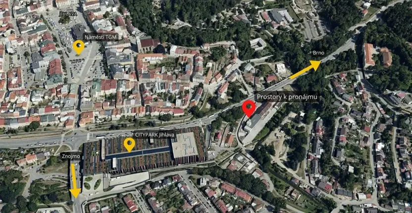 Pronájem bytu 2+kk, Jihlava, Křižíkova, 96 m2