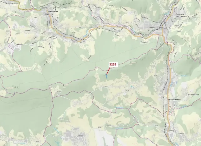 Dražba lesa, Velké Hamry, 6125 m2