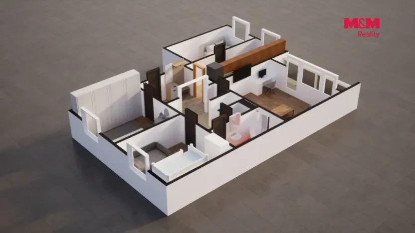 Prodej bytu 4+1, Teplice - Trnovany, Olbrachtova, 88 m2