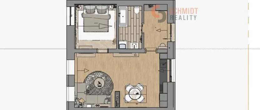 Prodej bytu 2+kk, Bavory, 55 m2