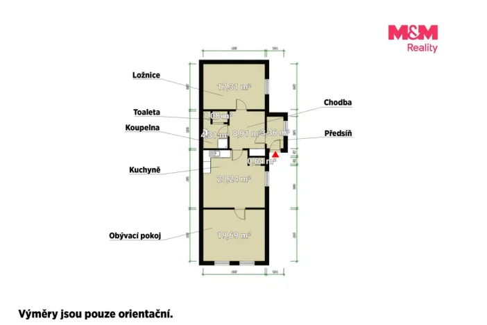Prodej rodinného domu, Chválenice, 75 m2