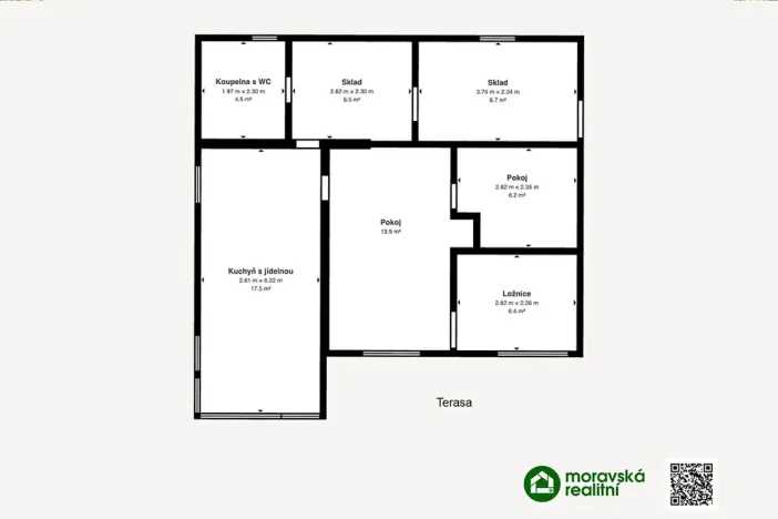 Prodej chaty, Chvalatice, 64 m2