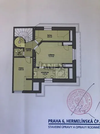 Pronájem rodinného domu, Praha - Dejvice, Hermelínská, 180 m2
