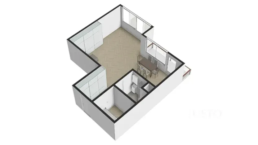 Prodej bytu 1+kk, Týnec nad Sázavou, Okružní, 37 m2