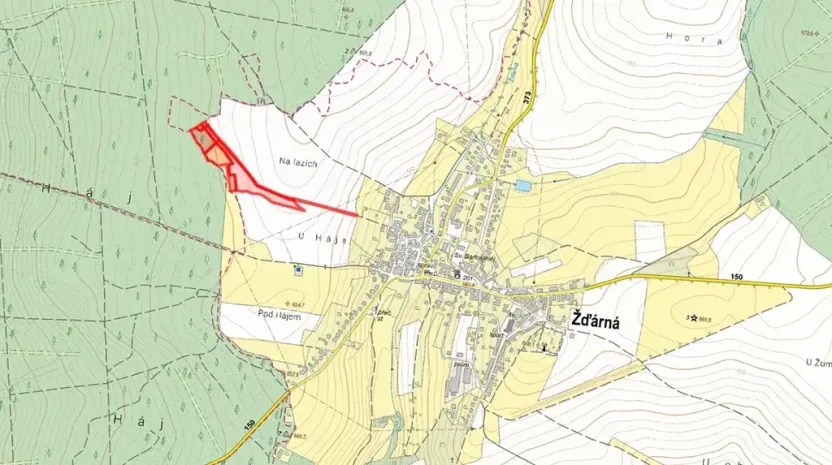 Prodej pole, Žďárná, 11618 m2