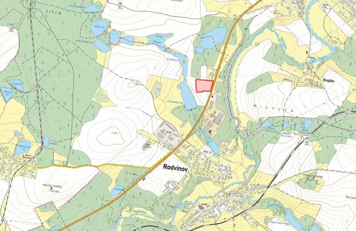 Prodej pole, Rodvínov, 6762 m2