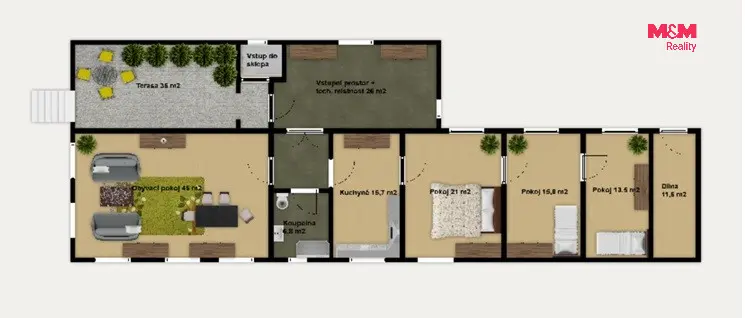 Prodej rodinného domu, Opočnice, 150 m2