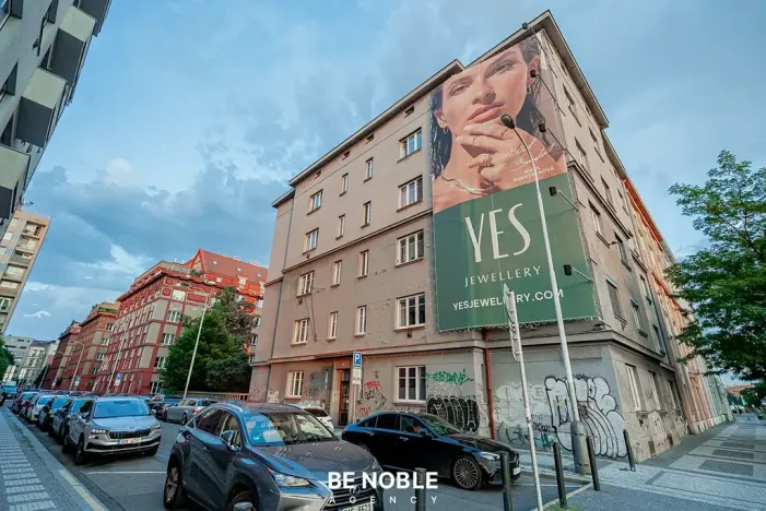 Pronájem bytu 1+kk, Praha - Holešovice, Tovární, 31 m2