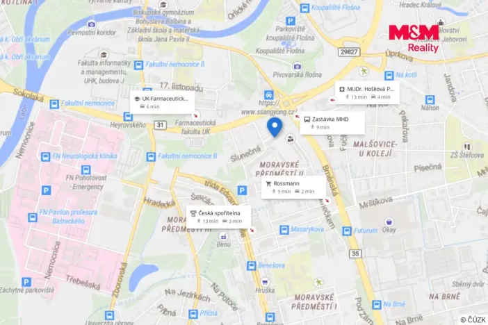 Prodej bytu 2+kk, Hradec Králové - Nový Hradec Králové, Durychova, 47 m2