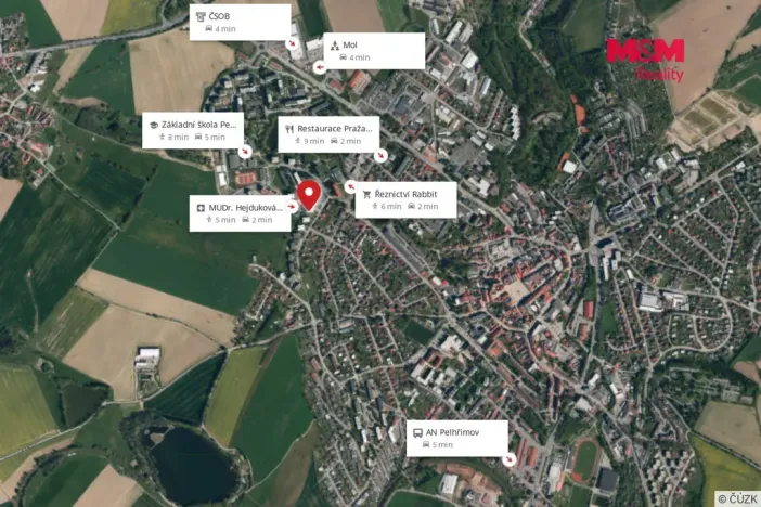 Pronájem bytu 1+kk, Pelhřimov, Boženy Němcové, 33 m2