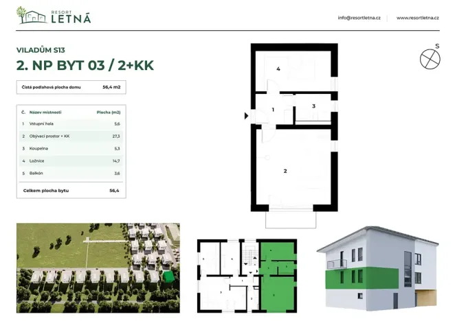 Prodej bytu 2+kk, Karlovy Vary, Horní, 53 m2