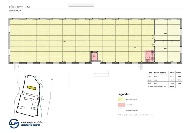 Pronájem skladu, Ostrov, 370 m2