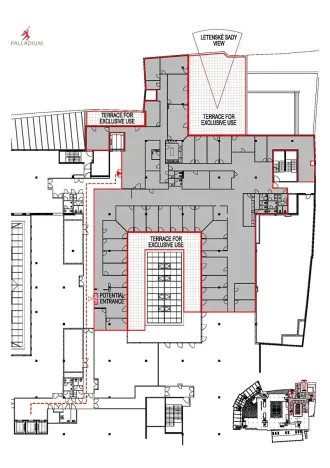 Pronájem kanceláře, Praha - Nové Město, náměstí Republiky, 1722 m2