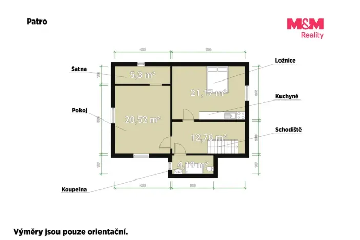 Prodej rodinného domu, Ves Touškov, 127 m2