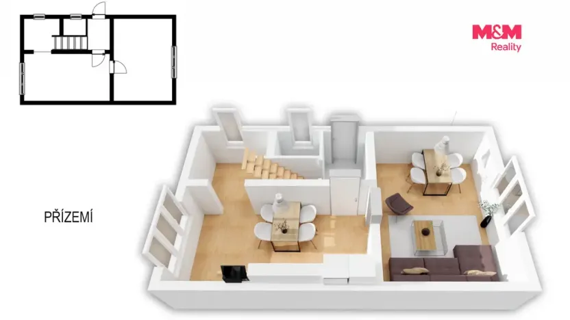 Prodej rodinného domu, Bukovice, 88 m2