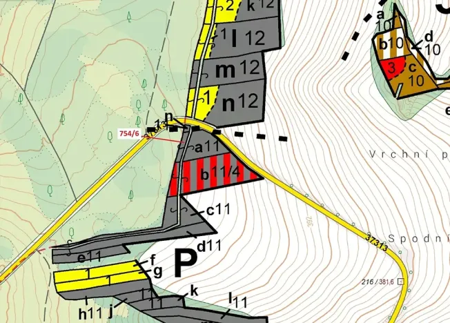 Dražba lesa, Loučka, 294 m2