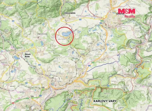Prodej zahrady, Hroznětín - Velký Rybník, 1504 m2