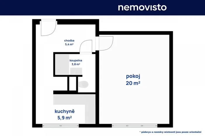 Pronájem bytu 1+1, Ostrava, Výškovická, 39 m2